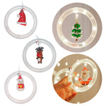 🎄Cortina De Aros y Bolas Con Figuras Navideñas🎅🏻