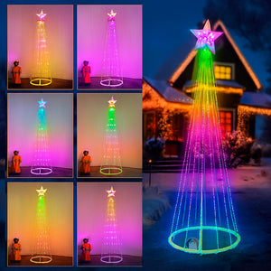 🎄🎅🏻Árbol de Navidad Armable 180 cm con Control⭐🎄