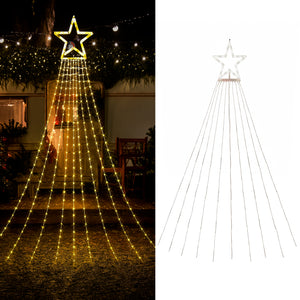 🎄Cadena de Luces LED con Estrella - 2 metros🎄