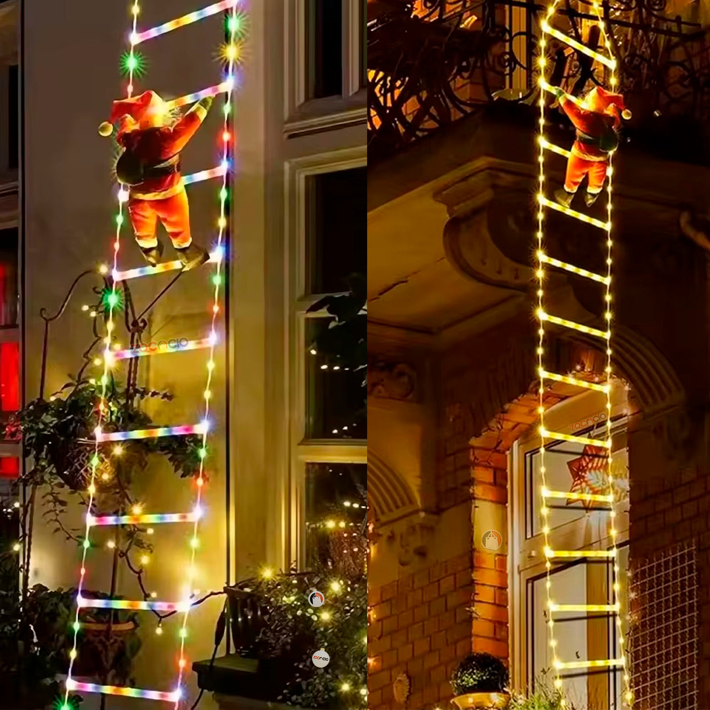🎅🏻Papá Noel Escalador LED: 2 metros de magia🎅🏻