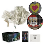 🎄Cortina Luces Led Figuras Navideñas🎅🏻