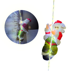 🎅 Papá Noel Suspendido con Luces LED🎅