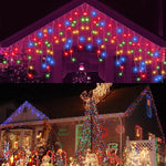 🎄🎅🏻Cortina De Luces Led Navideñas Panel Solar🎄🎅🏻