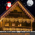 🎄🎅🏻Cortina De Luces Led Navideñas Panel Solar🎄🎅🏻