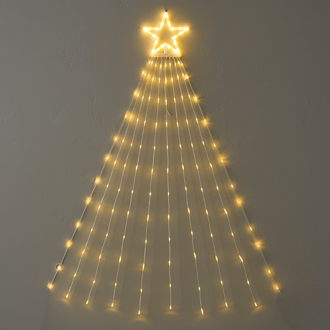 🎄Cadena de Luces LED con Estrella - 2 metros🎄
