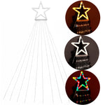 🎄Cadena de Luces LED con Estrella - 2 metros🎄