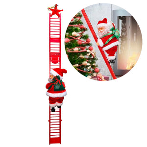 🎅🏻Papá Noel Animado con Escalera Musical🎅🏻