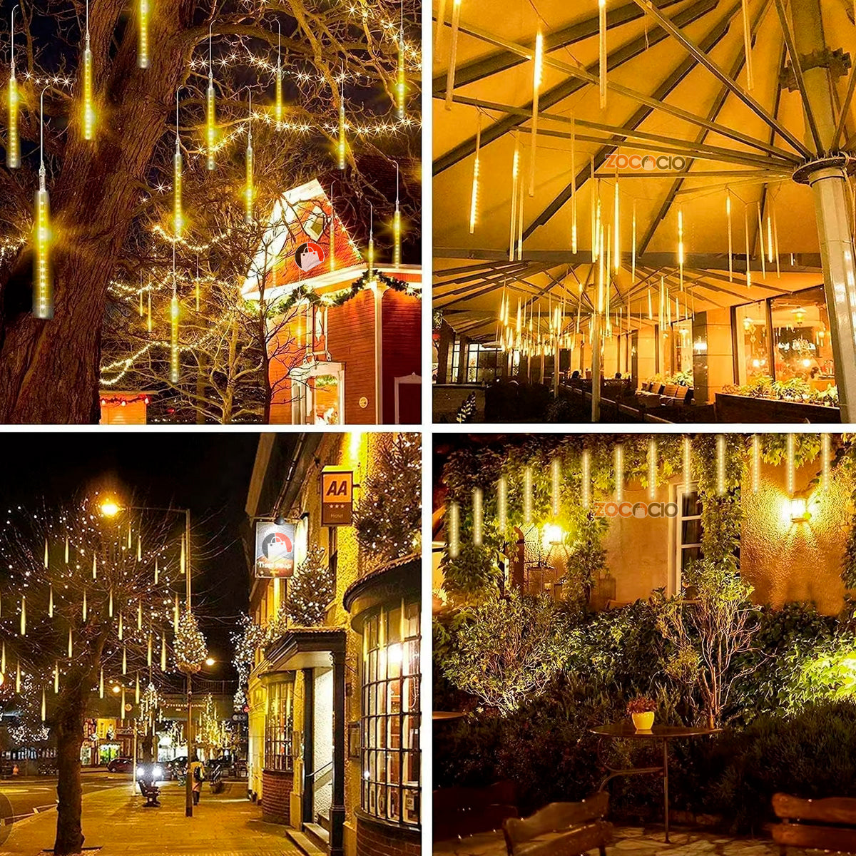 🎄☄️Luces Navidad Lluvia De Meteoritos Led☄️🎄